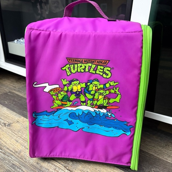 Teenage Mutant Ninja Turtles Other - vintage Teenage Mutant Ninja Turtles backpack or lunch bag 90s colorful TMNT